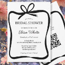 Search for ribbon bridal shower invitations Minimalist