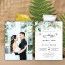 Search for outdoorsy wedding invitations Watercolor eucalyptus