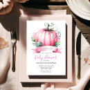 Search for a little pumpkin baby girl shower invitations For kids