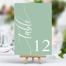 Search for mint green wedding table cards Simple
