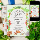 Search for rustic country baby shower invitations Farm raised