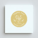 Search for gold thank you wedding stickers Create your own