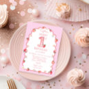 Search for pink strawberry invitations Girl