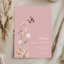 Search for modern 1st birthday invitations Wildflower