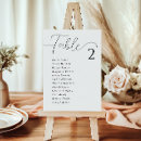 Search for seating charts wedding table cards Black and white