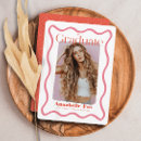 Search for school frame invitations Red