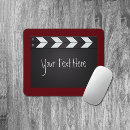Search for action mouse mats Clapperboard