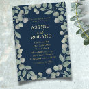 Search for dark green and gold wedding invitations Spring summer fall
