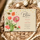 Search for poppy baby shower invitations Baby in bloom