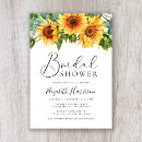 Search for rustic sunflower bridal shower invitations Bride