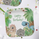 Search for t rex paper plates Kids birthday