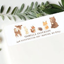 Search for enchanted forest return address labels Watercolor