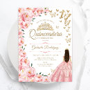 Search for pink butterfly quinceanera invitations Floral