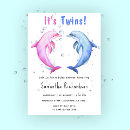 Search for dolphin baby shower invitations Ocean