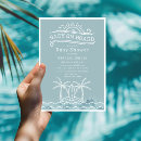 Search for surf baby shower invitations Palm tree