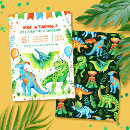 Search for t rex birthday invitations Triceratops