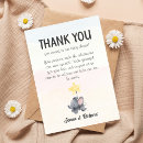 Search for little peanut thank you cards Elephant baby shower
