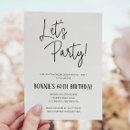 Search for casual birthday invitations Trendy