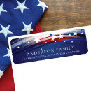 Search for patriot return address labels Fourth of july