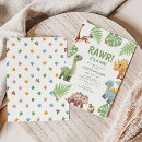 Search for dinosaur baby boy shower invitations Jungle