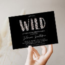 Search for leopard print hen party invitations Girly