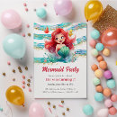 Search for watercolor mermaid invitations Underwater