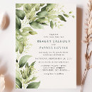 Search for dark forest green invitations Watercolor eucalyptus