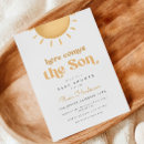 Search for yellow baby shower invitations Bohemian