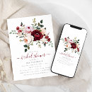 Search for pink white bridal shower invitations Stylish