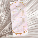 Search for blushing rack cards Elegant