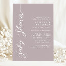 Search for lavender baby shower invitations Minimalist