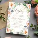 Search for peach gold invitations Calligraphy