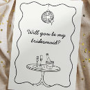 Search for modern bridesmaid cards Vintage