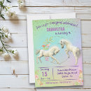 Search for rainbow confetti invitations Unicorn
