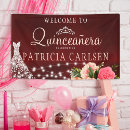 Search for quinceanera banners Floral