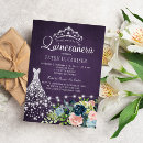 Search for plum purple quinceanera invitations Dress