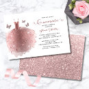 Search for bling quince invitations Butterflies