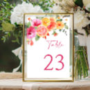 Search for pink yellow table cards Botanical