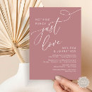 Search for pink stamp wedding invitations Elopement