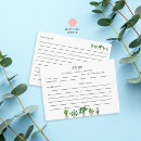 Search for plants 4x6 invitations Boho