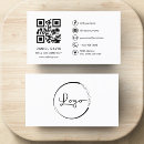 Search for simple plain white business cards Professional