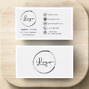 Search for icon business cards Minimal