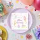 Search for pink cupcake napkins Ice cream