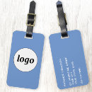 Search for branded luggage tags Logo