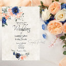 Search for peach and blue wedding invitations Budget