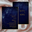 Search for stars wedding invitations Gold