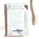 Search for under the sea baby shower games Guess who