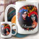 Search for catrina mugs Dia de los muertos