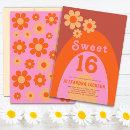 Search for bohemian sweet 16 invitations Hippie