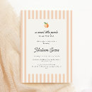 Search for sweet little peach baby shower invitations Pastel